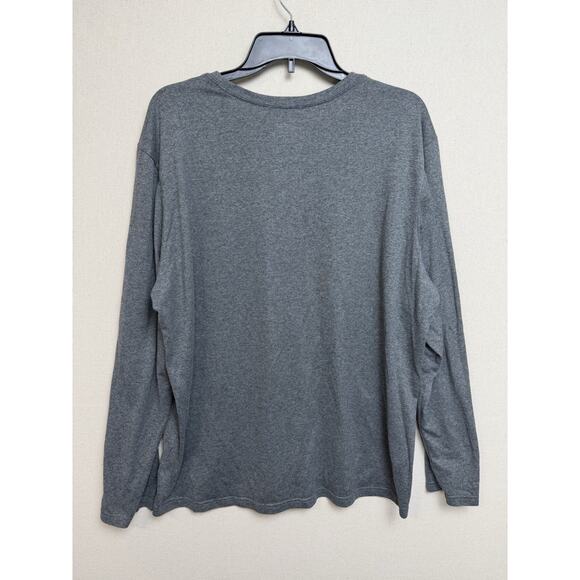 The North Face Flashdry Performance Material Men’s Sz XL Long Sleeve Shirt Gray - Picture 2 of 9